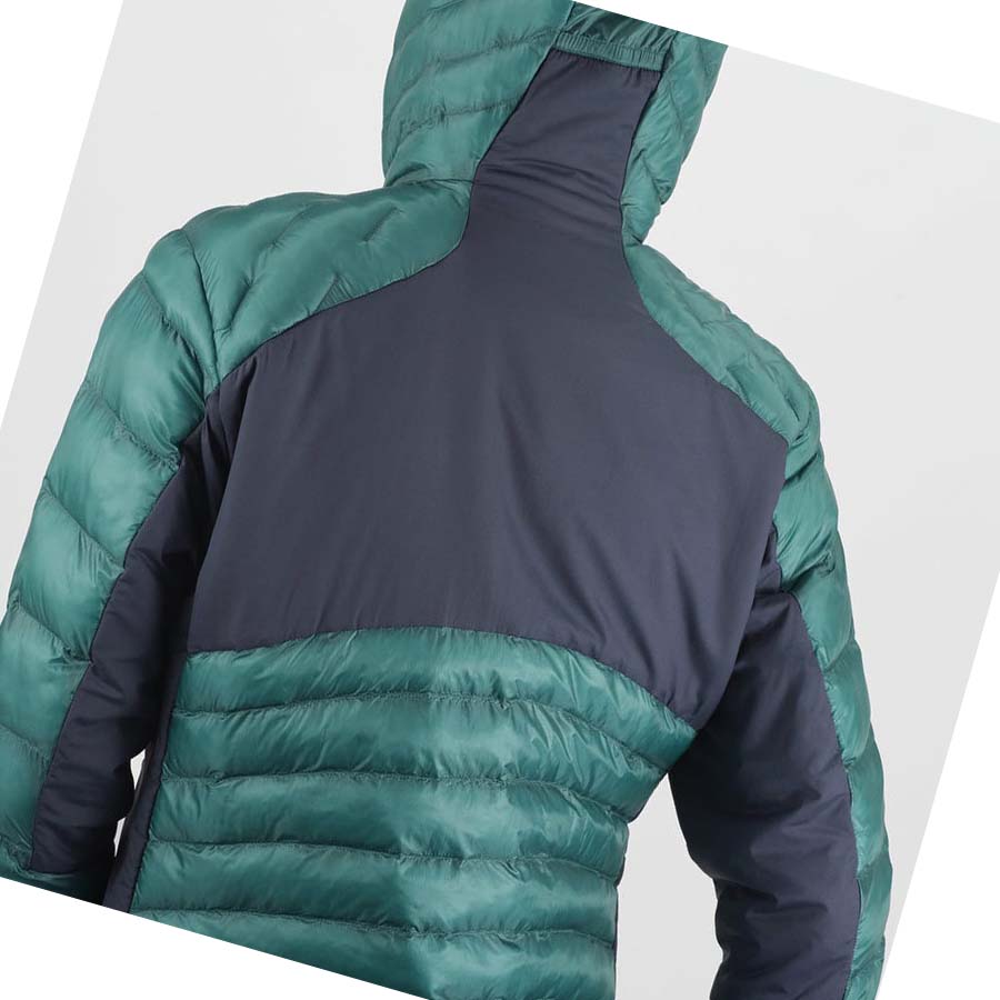 Salomon OUTPEAK PRIMALOFT INSULATED Kabát Női Zöld | HU 3182OKI